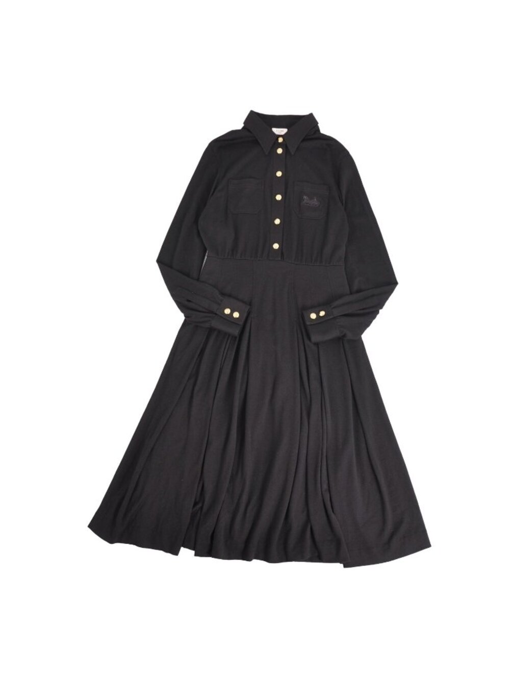 Celine Dress Knit Long Sleeve Carriage Sashimi